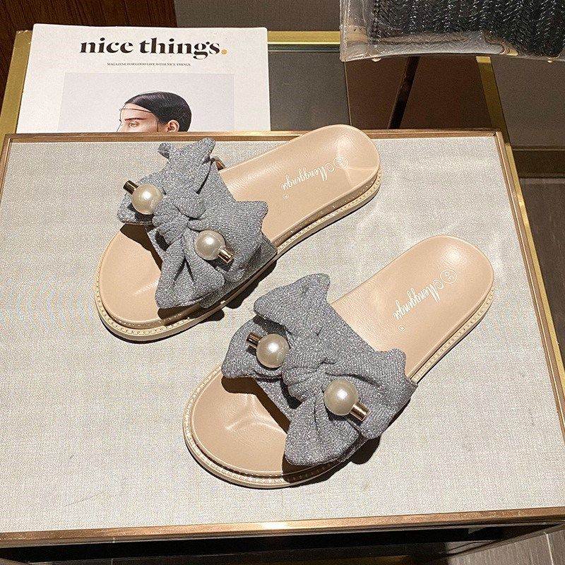 33 34小码拖鞋女夏外穿2021新款网红时尚厚底凉拖大码女鞋41-43胖