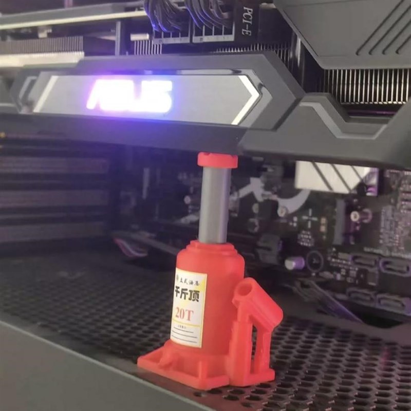 海景房显卡支架手办显o卡竖装支架机箱显卡支撑支架3D打印创意摆