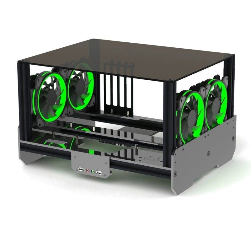 DIY亚克力铝材平开放式水冷海景房电脑J框架 双路服务器透明主机,电脑硬件/显示器/电脑周边,机箱,淘宝优惠券,粉丝福利购,淘宝优惠卷
