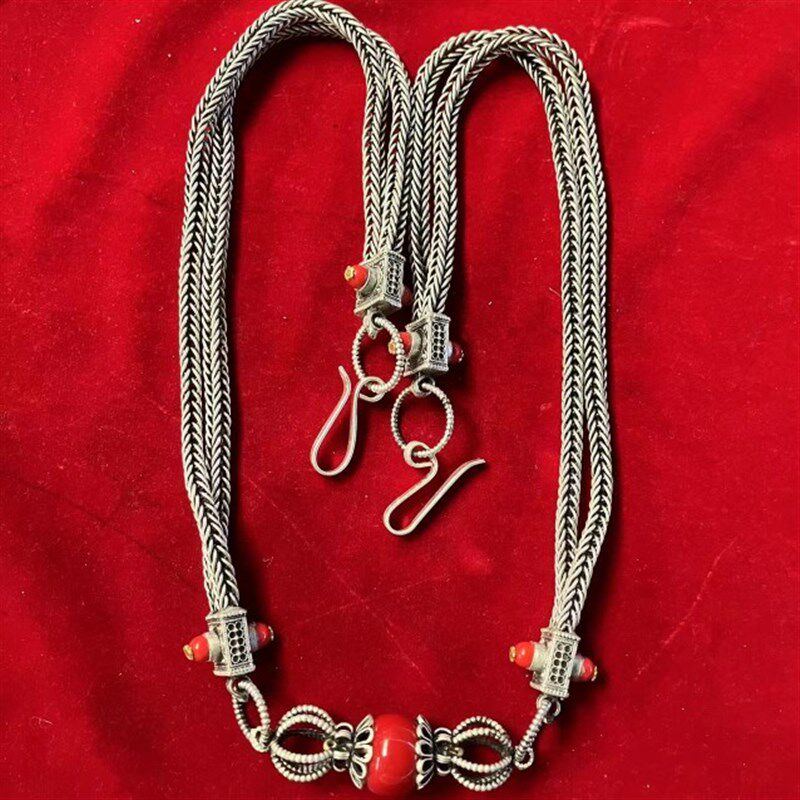 藏族饰品白铜镀银手工Z腰链不掉色,特色手工艺,其他特色工艺品,淘宝优惠券,粉丝福利购,淘宝优惠卷