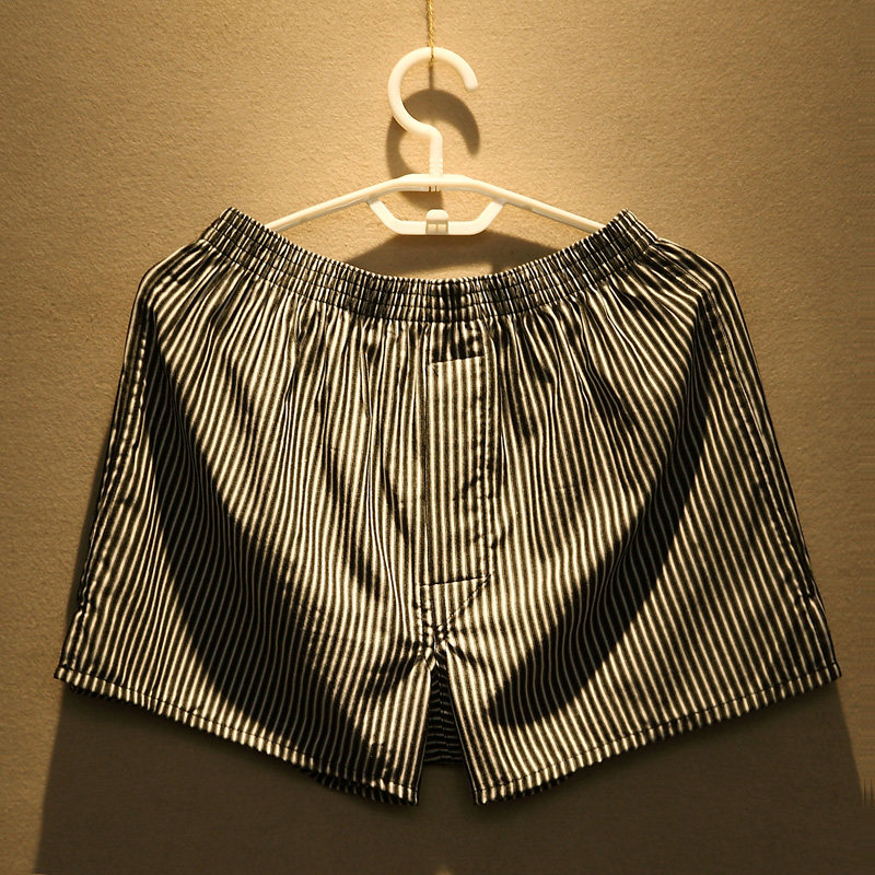 宽松男士内裤男阿罗裤纯棉透气平角大裤衩青年四角V内裤睡短裤潮,女士内衣/男士内衣/家居服,平角裤,淘宝优惠券,粉丝福利购,淘宝优惠卷