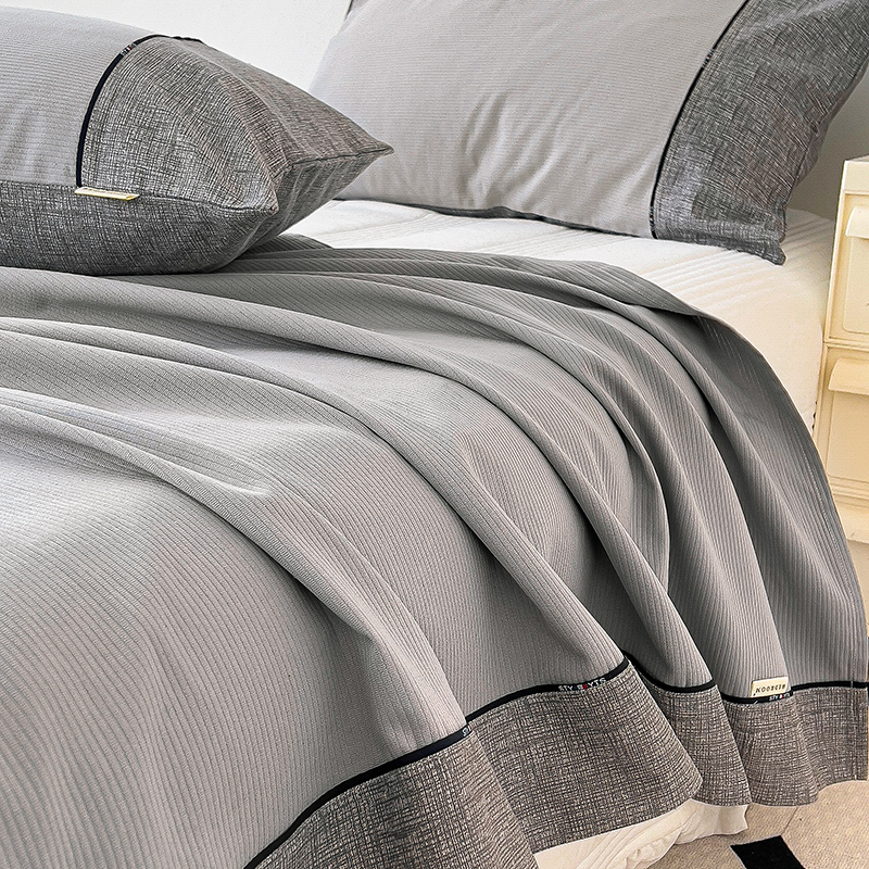 老粗布床单单件100全棉学生宿舍亚麻帆布加厚被单炕单三件套