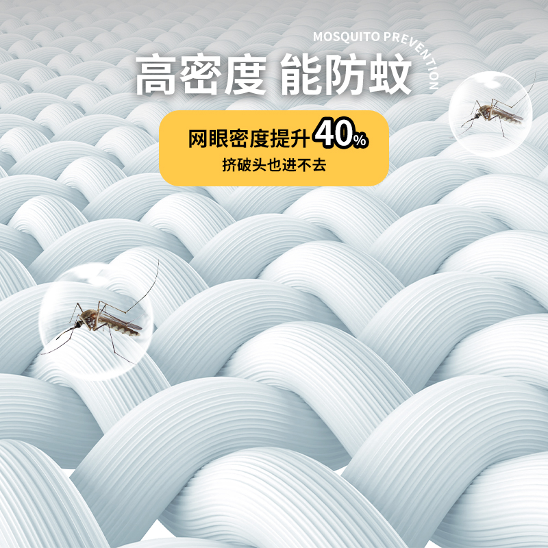 夏季防摔蚊帐2023新款家用高级卧室蒙古包免安装儿童加厚支架全底