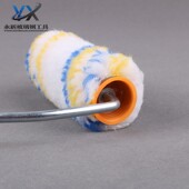 4寸棉线小边角滚筒刷油漆涂料10厘米滚筒毛刷乳胶漆刷大拇指滚筒