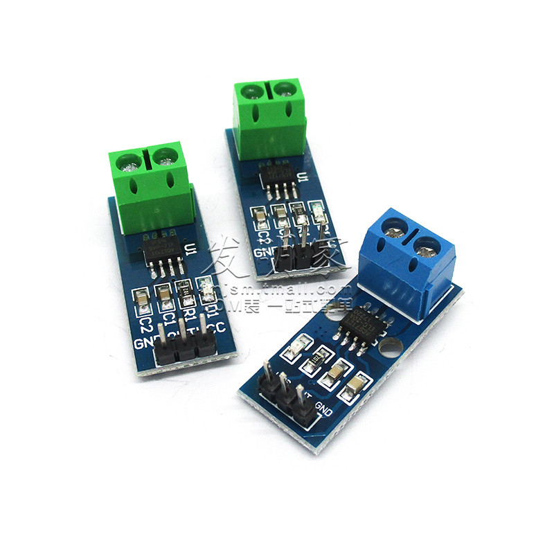 ACS712模块5A 20A 30A量程电流检测板 ACS712霍尔电流传感器