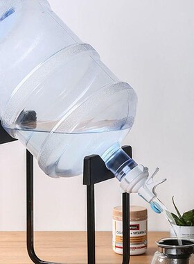 台式水桶架按压式桶装水饮水机倒置纯净水支架矿T泉水抽水器置物