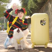 金芒布丁28寸贩卖机行李箱女日系静音万向轮箱子密码 学生拉杆箱潮