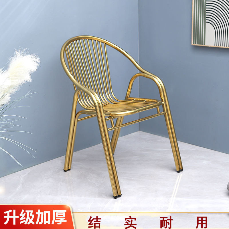 不锈钢椅子户外扶手成人餐椅休闲沙滩靠背椅家用单人座椅现代简约,住宅家具,阳台椅,淘宝优惠券,粉丝福利购,淘宝优惠卷