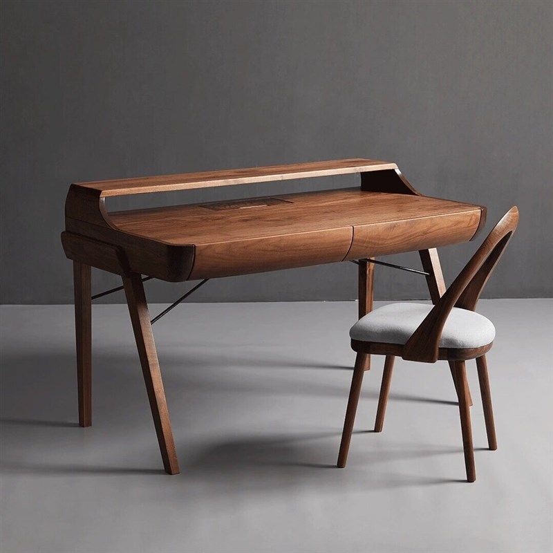 北美黑胡桃木阳台茶桌大板书桌客厅卧室小型白蜡木茶台新中式家具,住宅家具,家用茶台/茶桌,淘宝优惠券,粉丝福利购,淘宝优惠卷