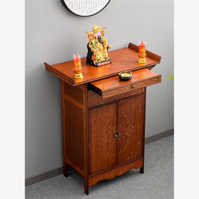 供桌佛台家用佛龛财神供奉桌佛柜中式神台神龛立柜贡佛桌供台香案
