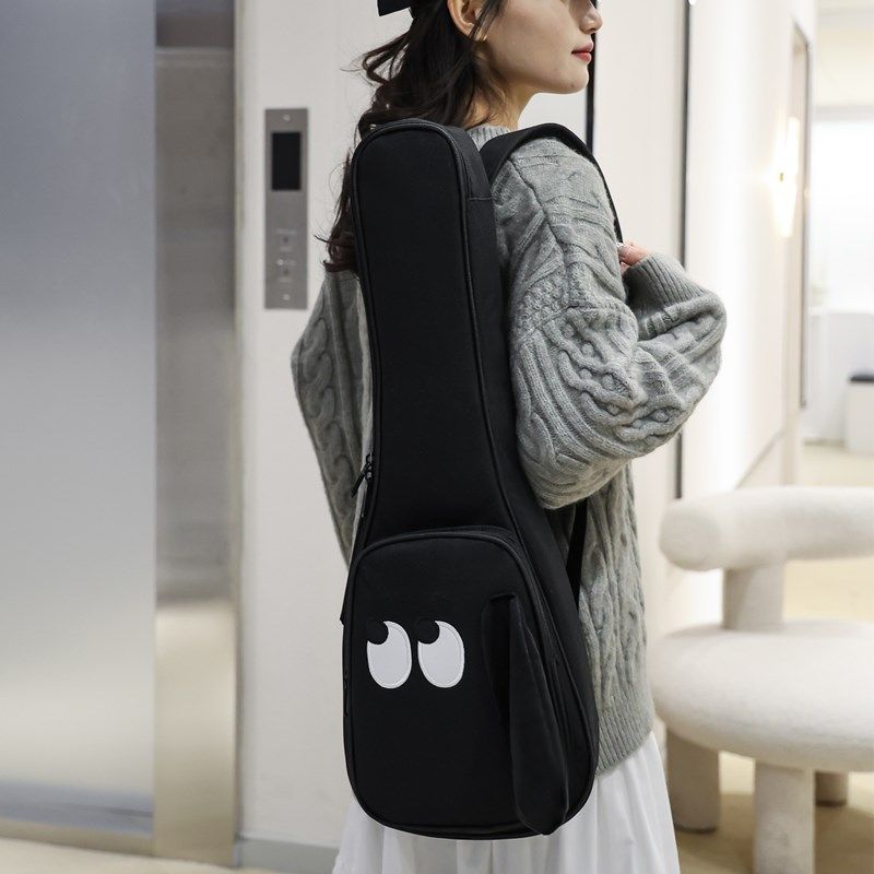 Ranloesa卡通狗狗尤克里里琴包23寸24寸加厚双肩乌克丽丽包可爱