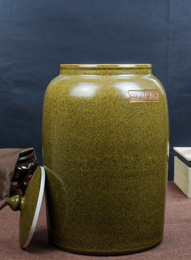 陶瓷米缸米桶带盖50斤30斤100斤酒缸油缸茶叶末釉酒坛水缸腌菜缸