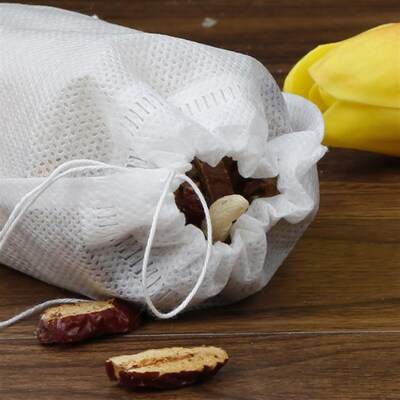 10*12cm无纺布抽线茶包袋 一次性料包袋炖汤料卤包袋煎中药隔渣袋