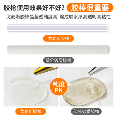 热熔胶枪胶棒手工制作万能家用电熔热融胶条胶水电胶枪7-11mm