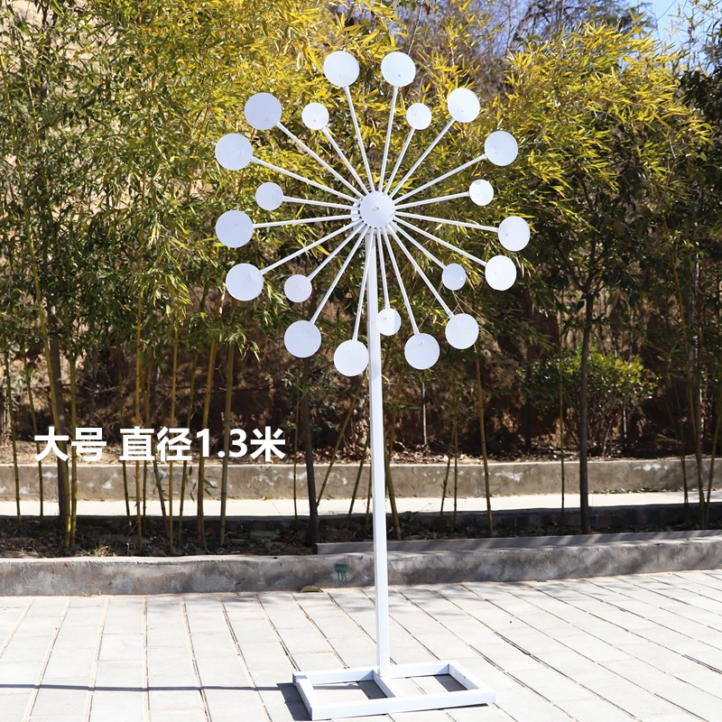 婚庆路引道具铁艺架子电动旋转风车场景布置摩天轮装饰结婚礼用品