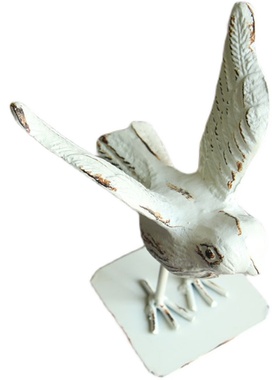 复古铸铁小鸟动物装饰摆件庭院花园杂货阳台桌面橱窗陈列创意软装