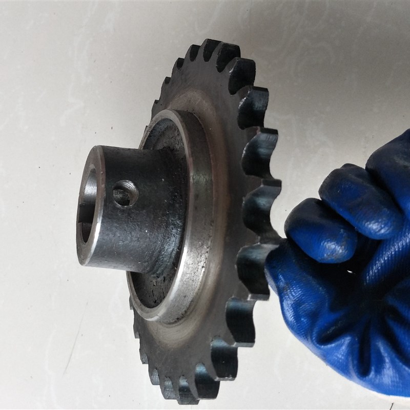 星光收割输送槽左右链轮988履带收割水稻小麦机孔径35/38 MM齿轮