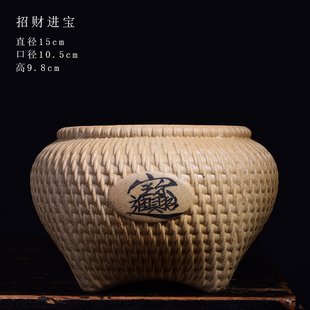 创意粗陶花盆陶瓷绿植盆栽绿萝发财树盆景多肉花盆肉肉植物大陶罐