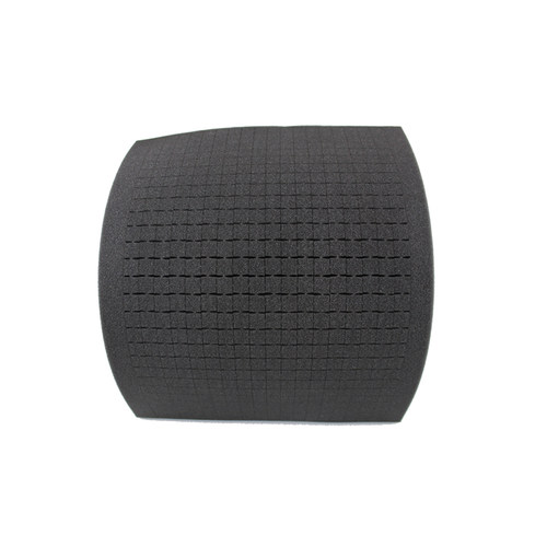 万能手撕格子棉防震网格海绵小块包装高密度定制黑色吸水内衬垫片