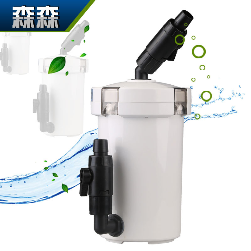 鱼缸森森前置过滤桶HW603B鱼缸水族箱无动力过滤器设备动力桶包邮