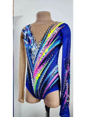 纳图薇艺术体操服啦啦操艺考滑冰服比赛儿童表演训练技巧服N1032