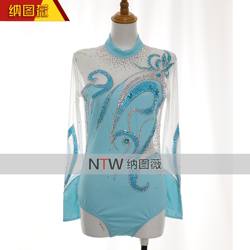 纳图薇艺术体操服啦啦操艺考滑冰服比赛儿童表演训练技巧服N873