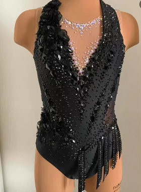 纳图薇艺术体操服啦啦操艺考滑冰服比赛儿童表演训练技巧服N888