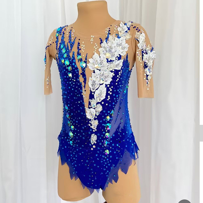 纳图薇艺术体操服啦啦操艺考滑冰服比赛儿童表演训练技巧服N1091