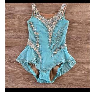 纳图薇艺术体操服啦啦操艺考滑冰服比赛儿童表演训练技巧服N984