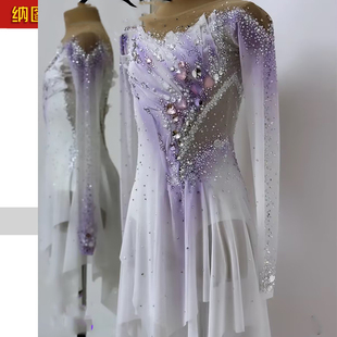 纳图薇艺术体操服啦啦操艺考滑冰服比赛儿童表演训练技巧服N1096