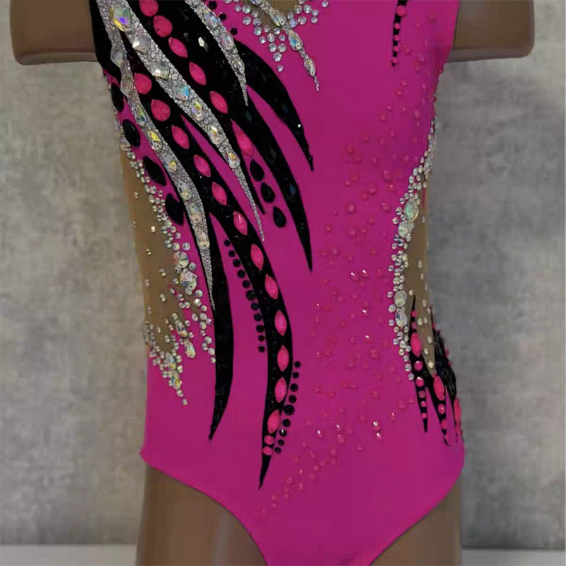 纳图薇艺术体操服啦啦操艺考滑冰服比赛儿童表演训练技巧服N986