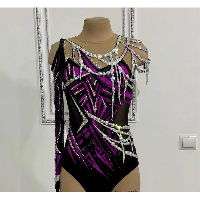 纳图薇艺术体操服啦啦操艺考滑冰服比赛儿童表演训练技巧服N1088