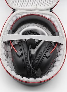 丰帆电竞游戏耳麦收纳包适用HyperX极度未知飓风3/飓风2/阿尔法/毒刺/漫步者G5Max电竞头戴耳机盒保护壳