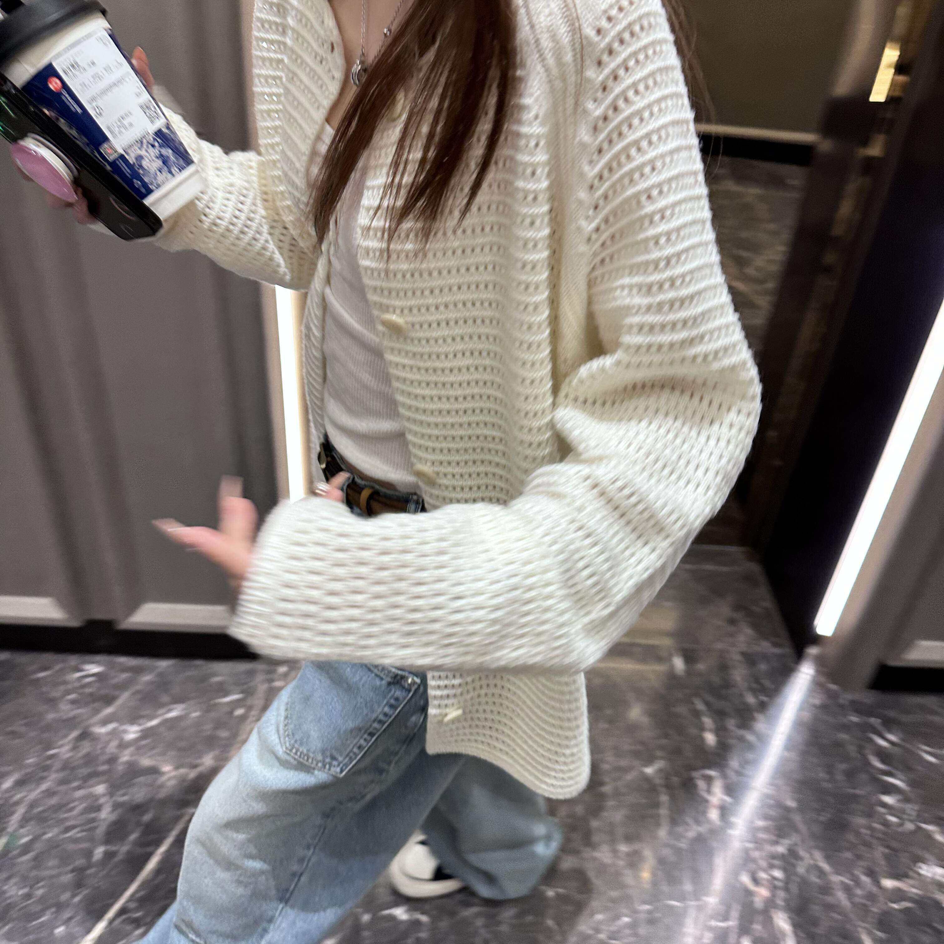 2026新款韩系慵懒风镂空