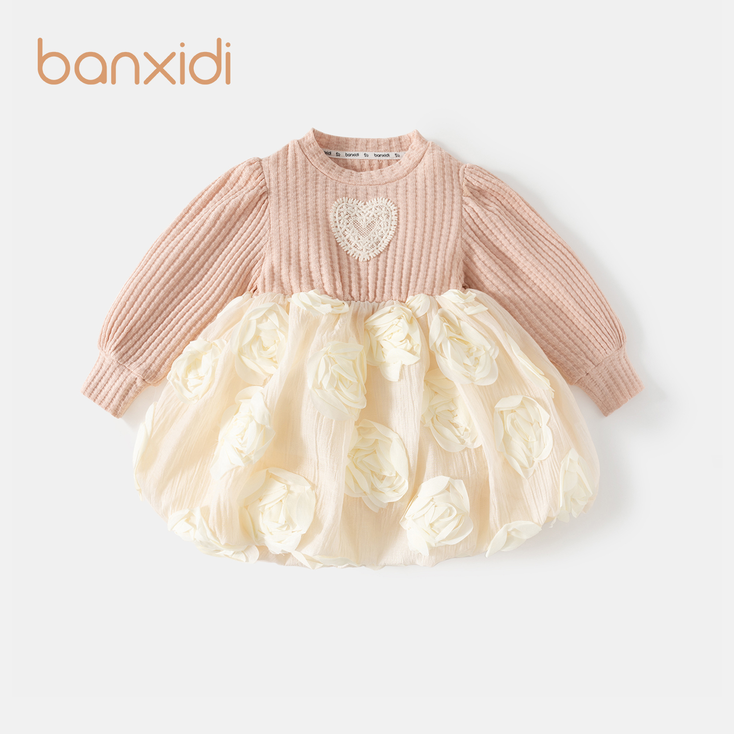 Banxidi女童连衣裙秋装公主裙子