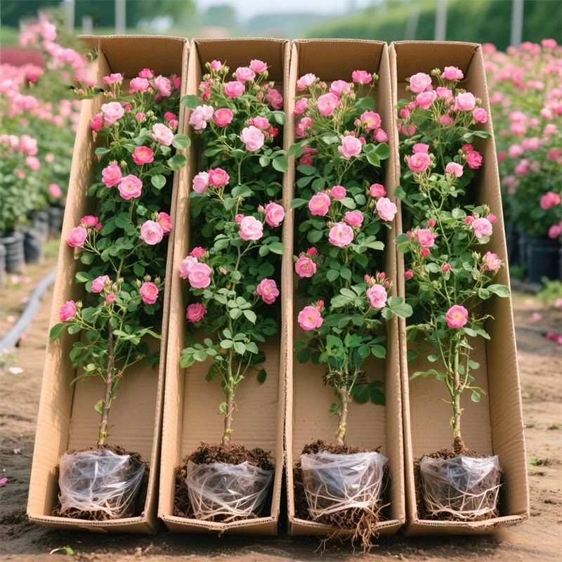 蔷薇花苗爬藤四季开花大游行藤本月季特大花浓香花卉植物庭院耐寒