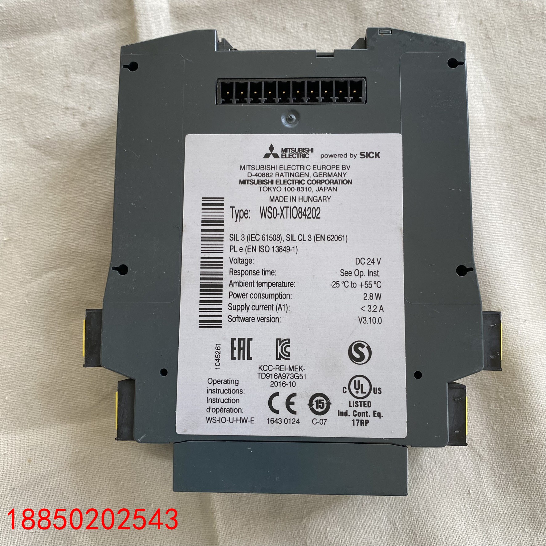 【请询价】三菱安全控制器WSO-XTIO84202 全新原装正品 DC