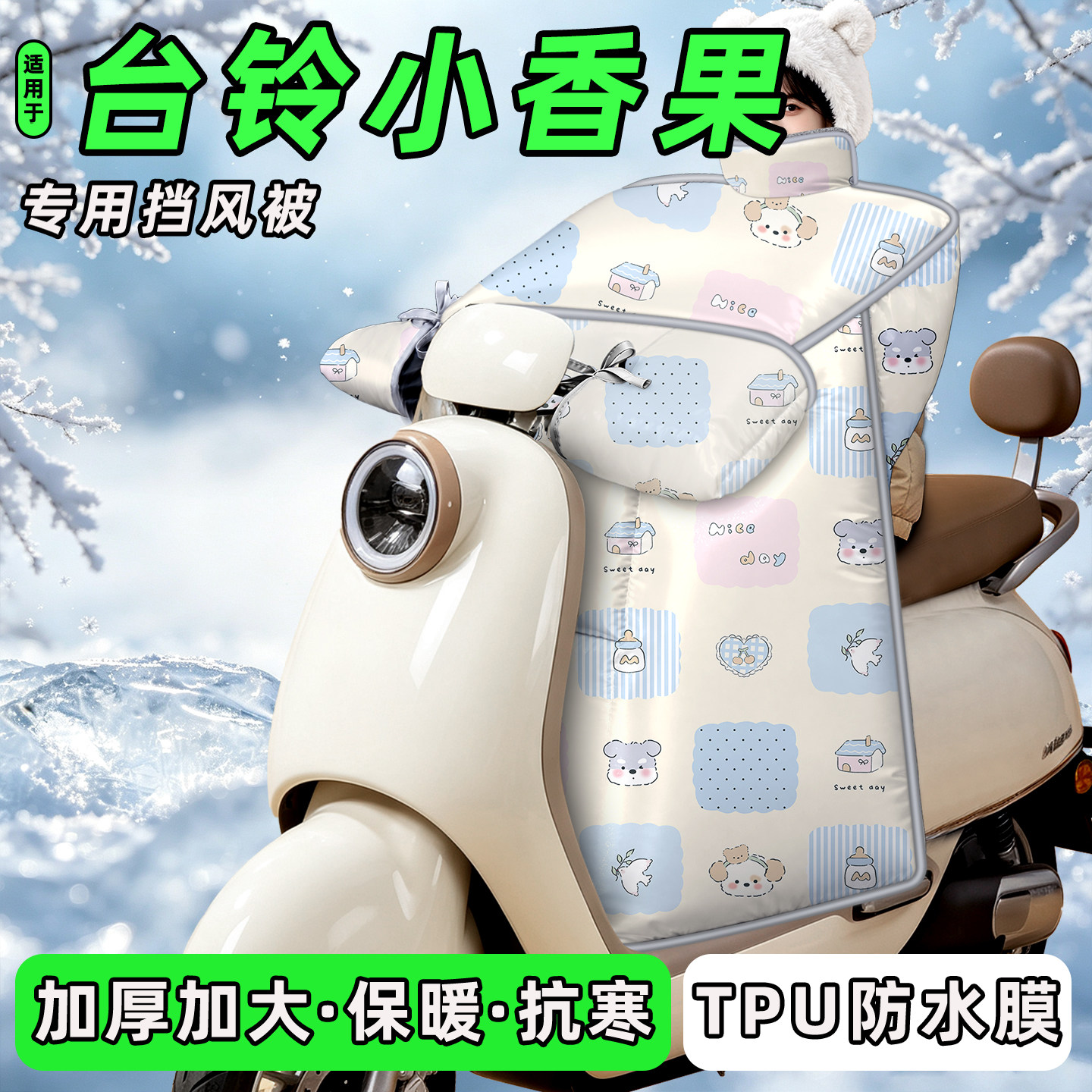 适用【台铃小香果】挡风被