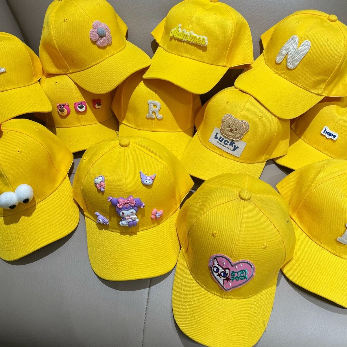 小学生专用小黄帽黄色棒球帽遮阳帽春夏儿童冬季棒球帽休闲男女童