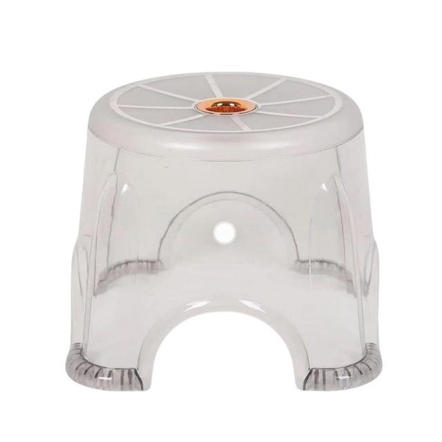 【1个装】家用加大加厚透明耐摔大号凳子