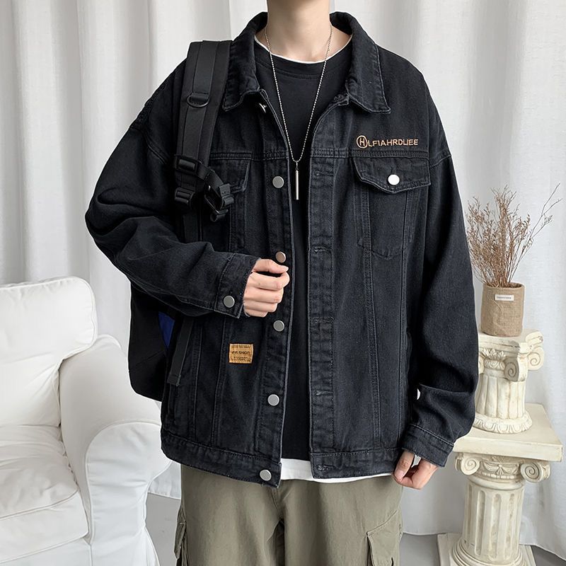 冬季男士牛仔外套男加绒加厚韩版潮流大码宽松夹克棉衣棉服保暖