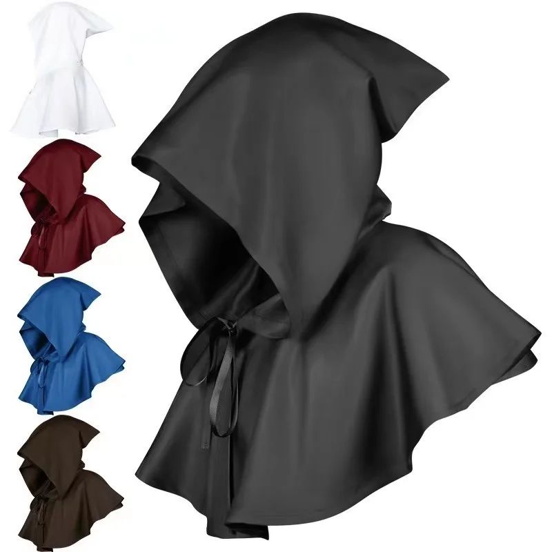 Witch Wizard Fancy Punk Cloak Gothic Cosplay Halloween Costu