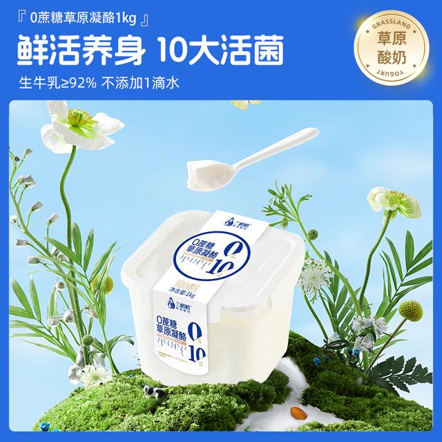 兰格格0蔗糖草原凝酪1kg可做干噎酸奶DB