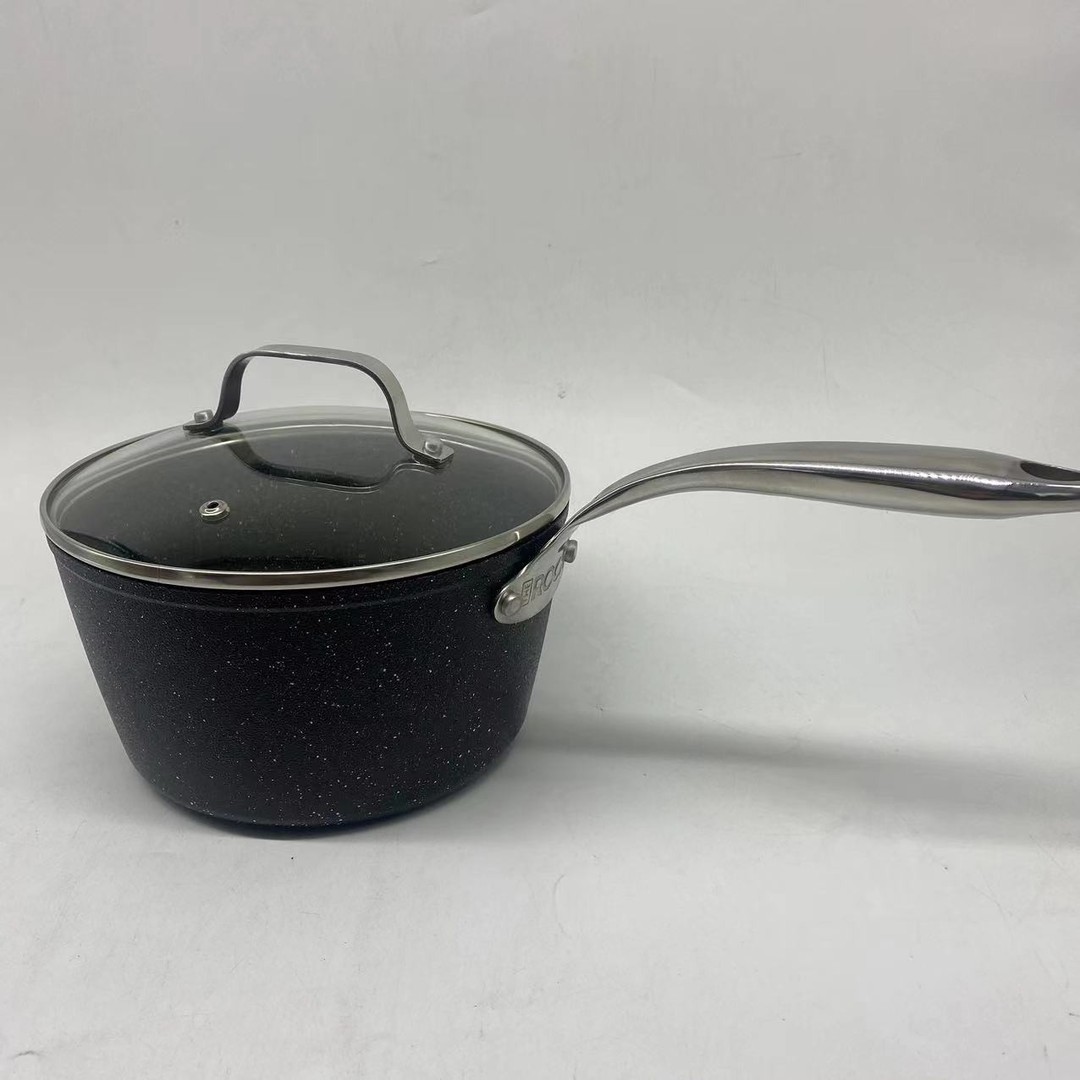 ROCK品牌16CM20CM奶锅不粘锅麦饭石全灶具通用配盖欧标奶锅