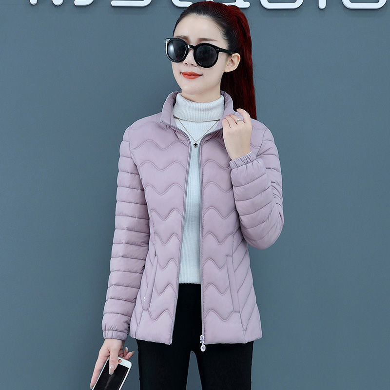 反季棉衣女短款2024新款冬季时尚大码修身小棉袄轻薄女士羽绒棉服