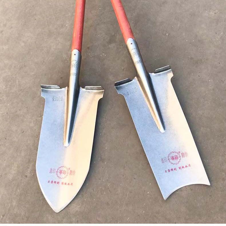 军印尖铲子农用挖沟挖树锰钢加厚尖泥锹挖树断树根铁锹挖山药铁锨,农机/农具/农膜,锹,淘宝优惠券,粉丝福利购,淘宝优惠卷