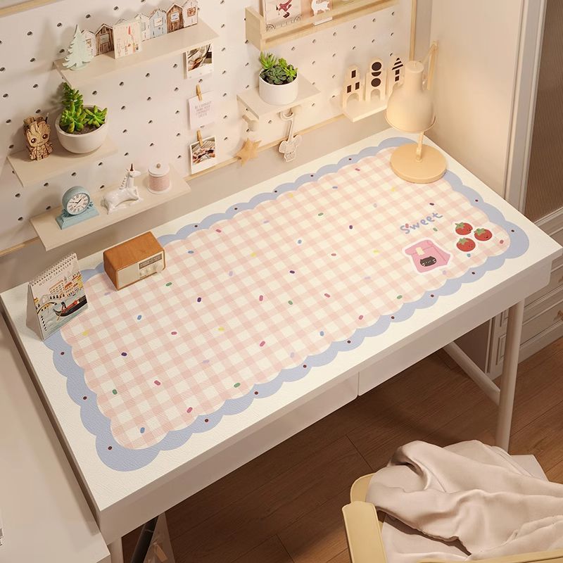 书桌垫防水防滑护眼皮革垫学生卡通桌垫学习桌专用写字台桌面垫子