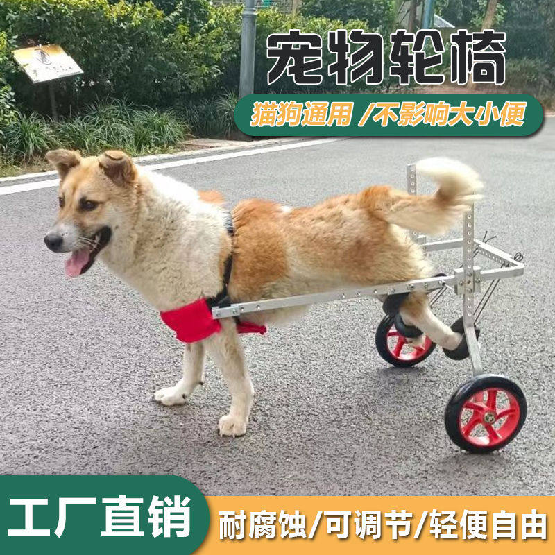 狗狗瘫痪轮椅狗后肢助力宠物轮椅猫狗康复辅助锻炼后腿支架狗轮椅