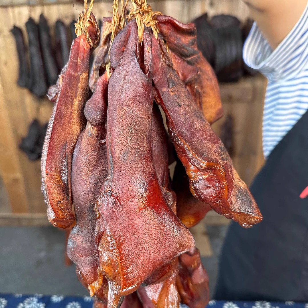 四川腊猪鼻子猪冲嘴猪头上精华猪嘴筒子传统1斤有4到5个默认烧毛