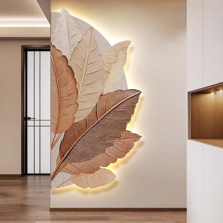 家大业大玄关装饰画入户正对门壁画侘寂风高级感客厅走廊过道挂画